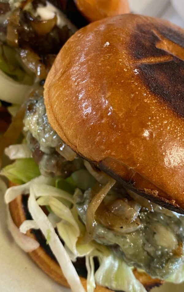 Beef & Stilton Smash Burger
